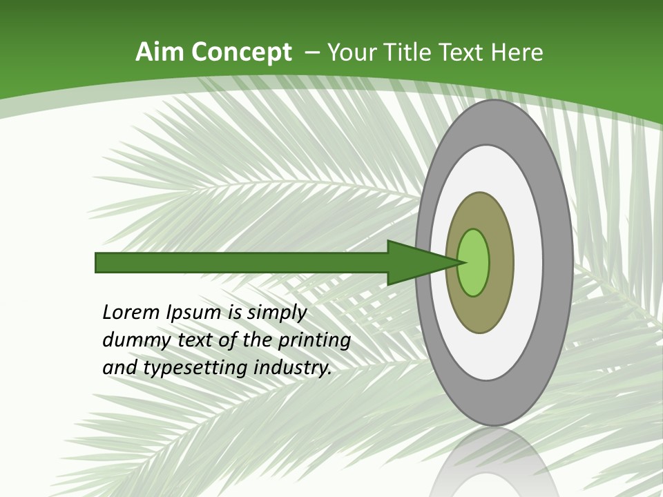 Vegetation Isolated Botany PowerPoint Template