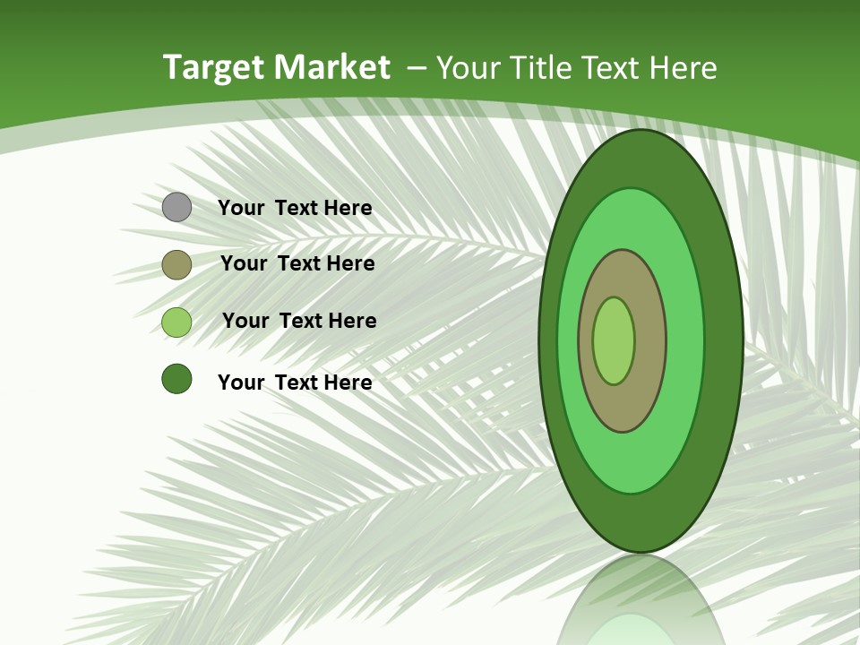 Vegetation Isolated Botany PowerPoint Template