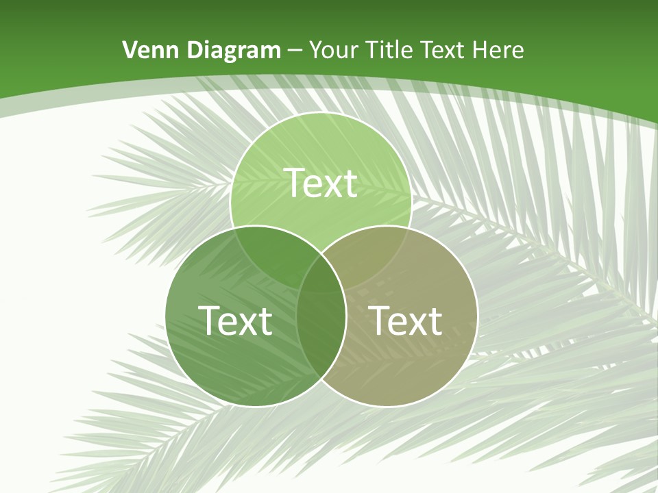 Vegetation Isolated Botany PowerPoint Template