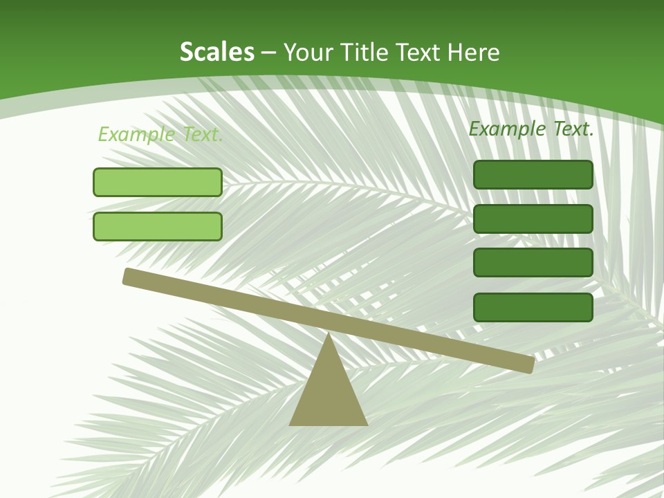 Vegetation Isolated Botany PowerPoint Template
