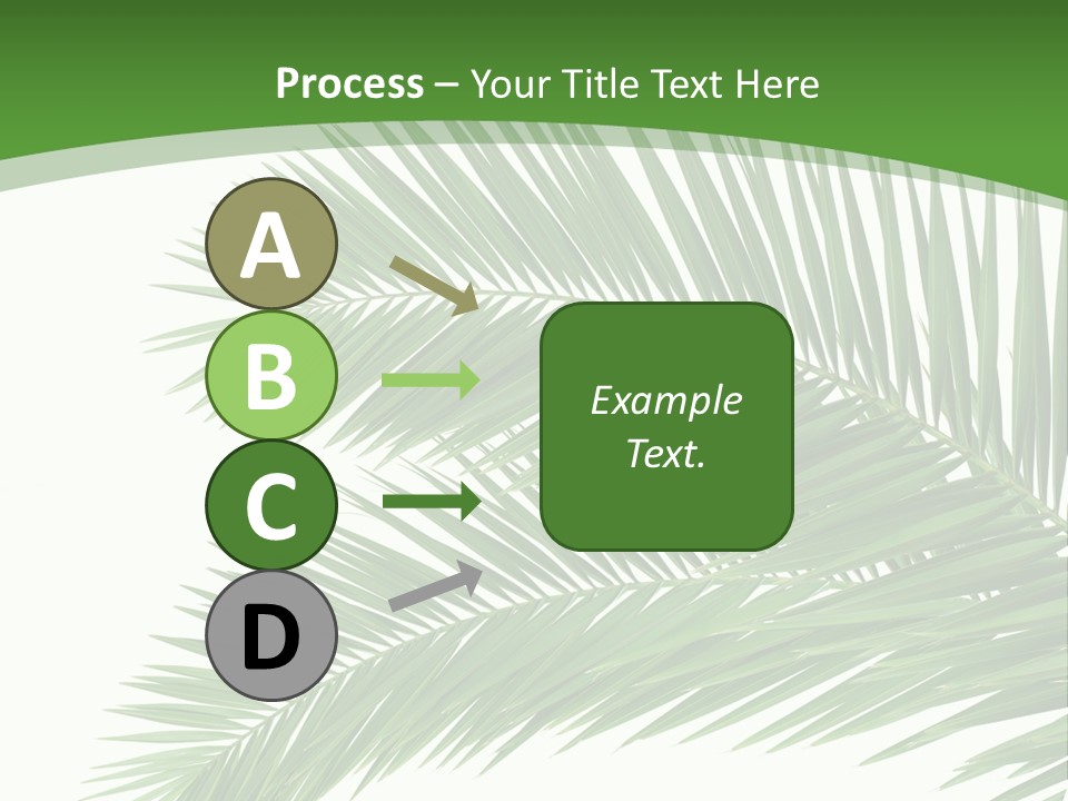 Vegetation Isolated Botany PowerPoint Template