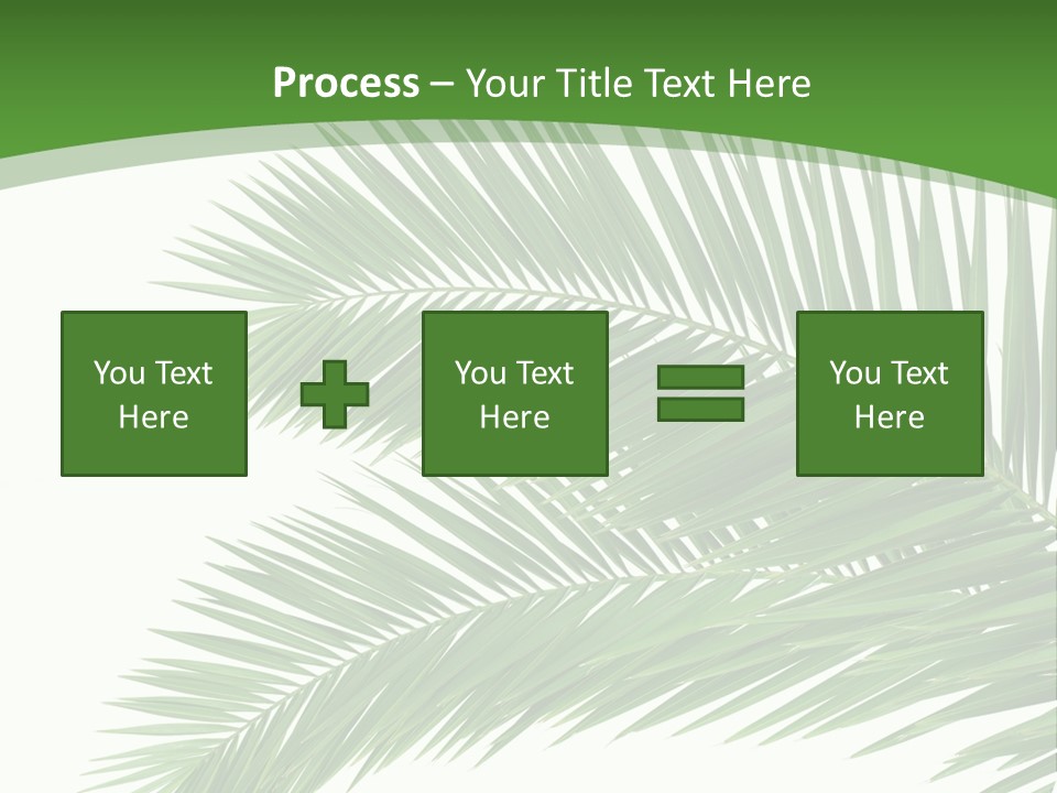 Vegetation Isolated Botany PowerPoint Template