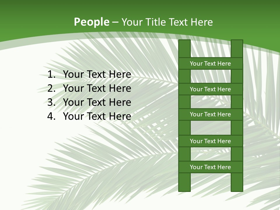 Vegetation Isolated Botany PowerPoint Template