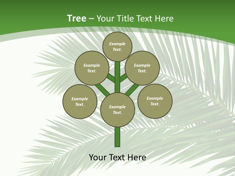 Vegetation Isolated Botany PowerPoint Template