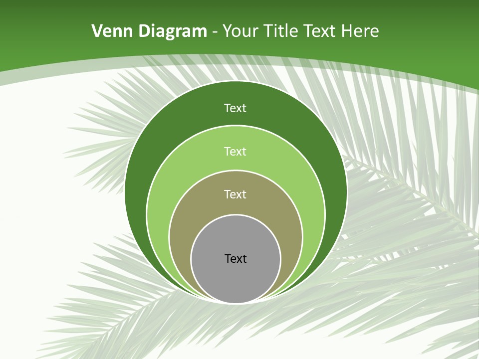 Vegetation Isolated Botany PowerPoint Template