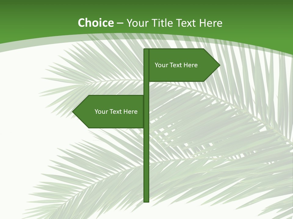 Vegetation Isolated Botany PowerPoint Template