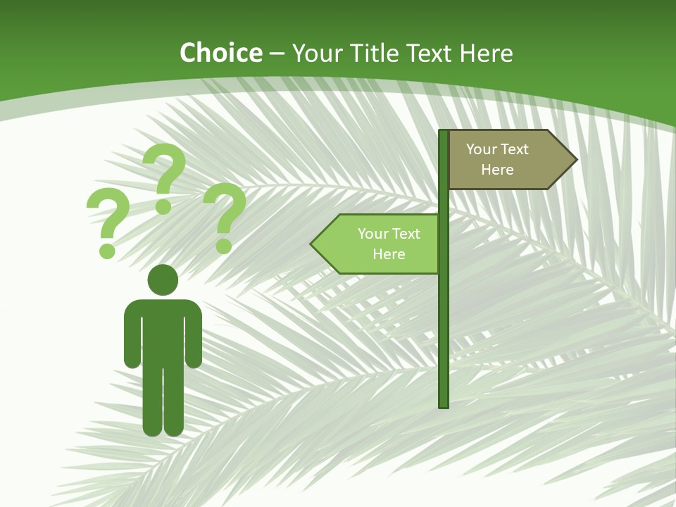 Vegetation Isolated Botany PowerPoint Template