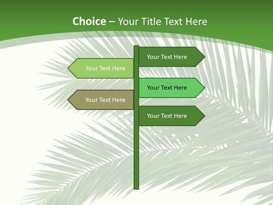 Vegetation Isolated Botany PowerPoint Template
