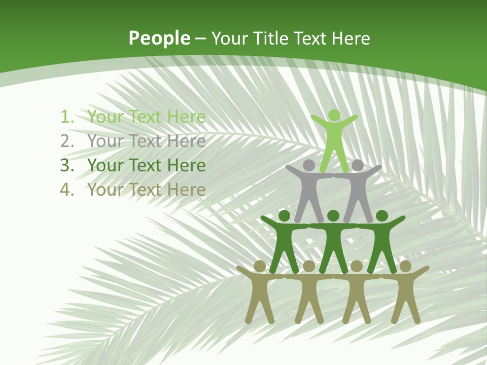 Vegetation Isolated Botany PowerPoint Template