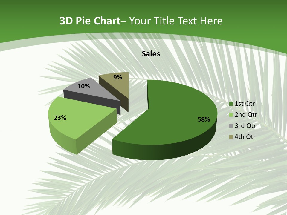 Vegetation Isolated Botany PowerPoint Template