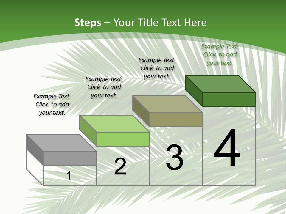 Vegetation Isolated Botany PowerPoint Template