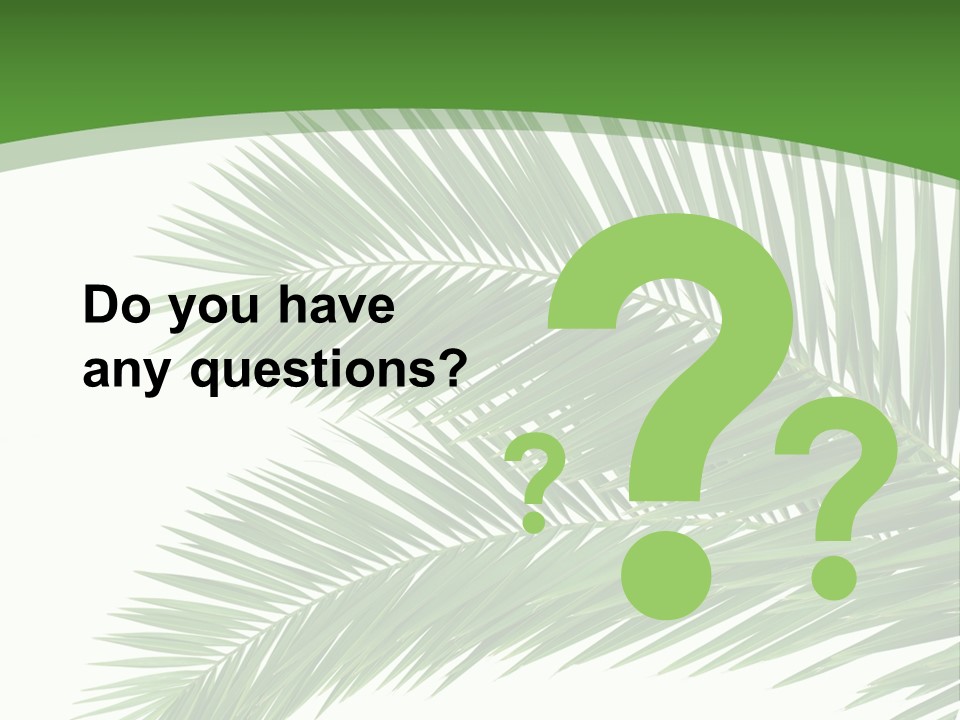 Vegetation Isolated Botany PowerPoint Template