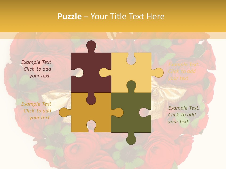 Petal Nature Rosa PowerPoint Template