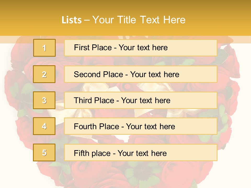 Petal Nature Rosa PowerPoint Template