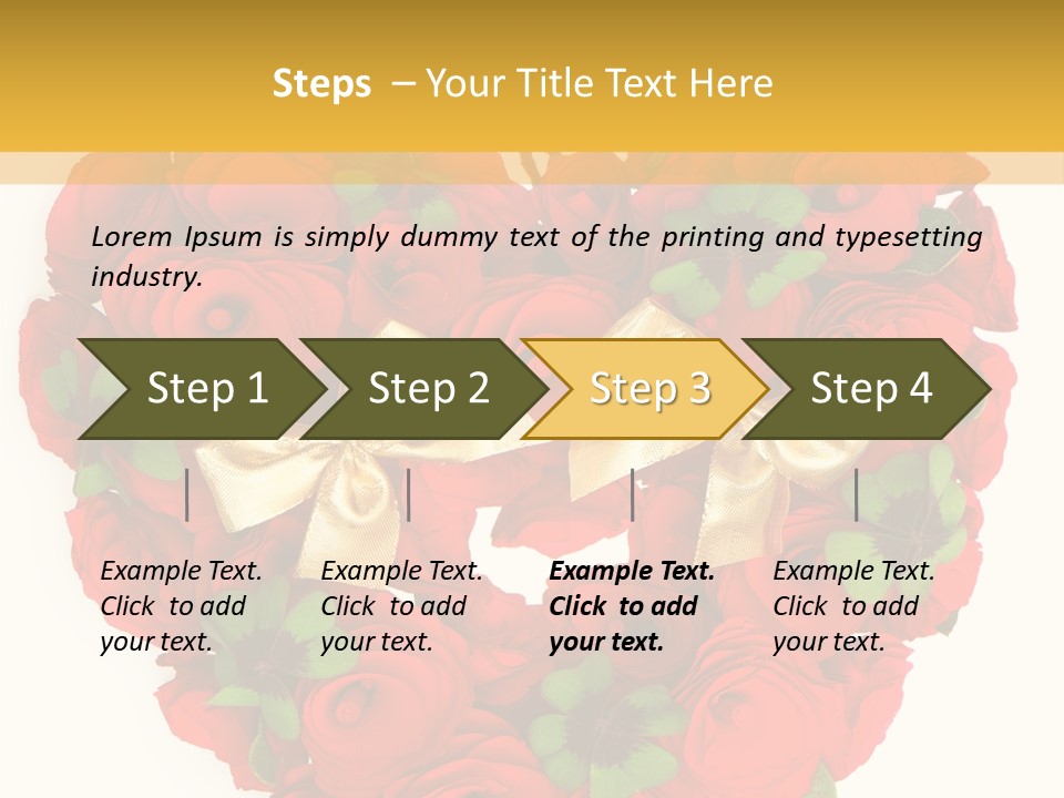 Petal Nature Rosa PowerPoint Template