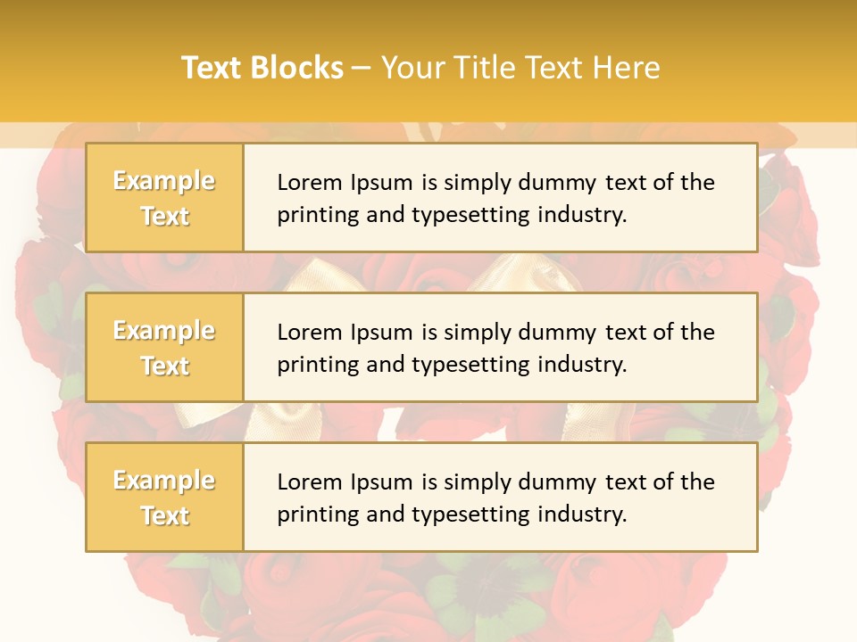 Petal Nature Rosa PowerPoint Template