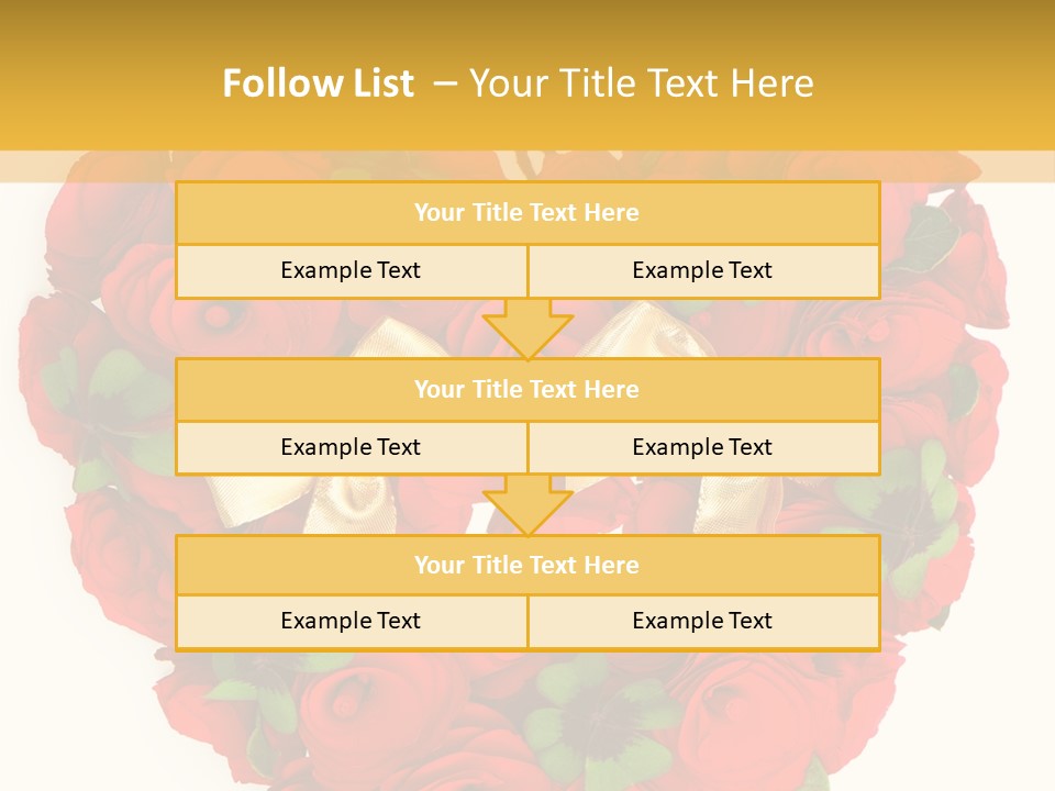 Petal Nature Rosa PowerPoint Template