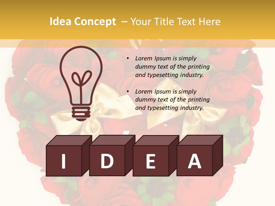 Petal Nature Rosa PowerPoint Template