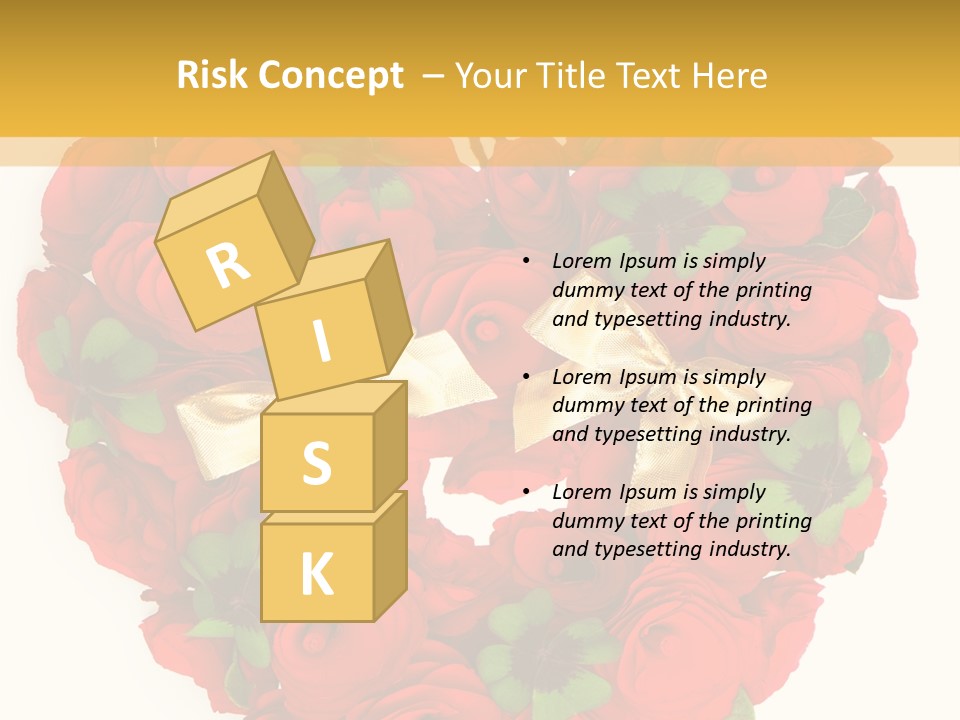 Petal Nature Rosa PowerPoint Template