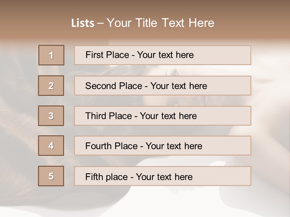 Head Beautiful Creativity PowerPoint Template