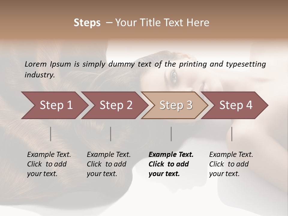 Head Beautiful Creativity PowerPoint Template