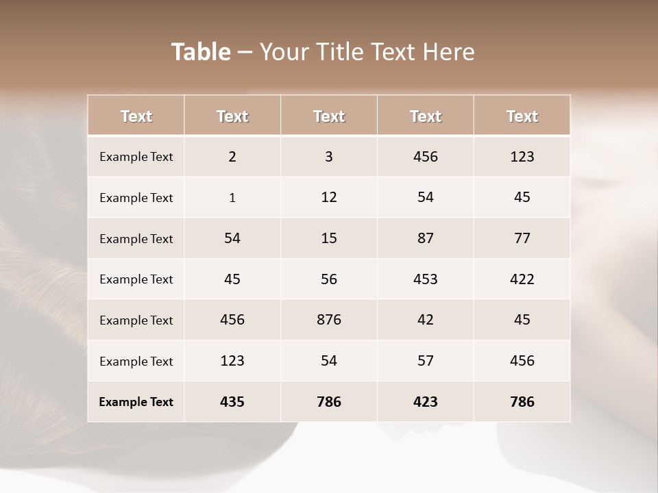 Head Beautiful Creativity PowerPoint Template