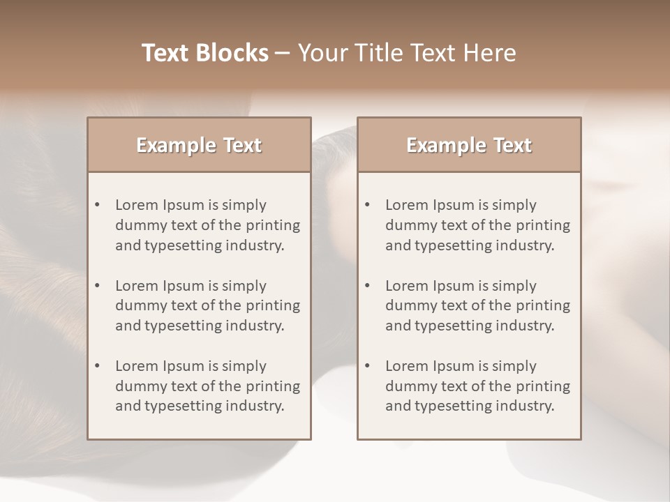 Head Beautiful Creativity PowerPoint Template