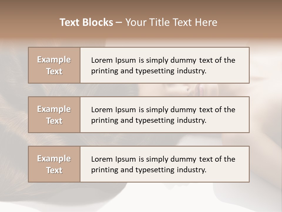 Head Beautiful Creativity PowerPoint Template