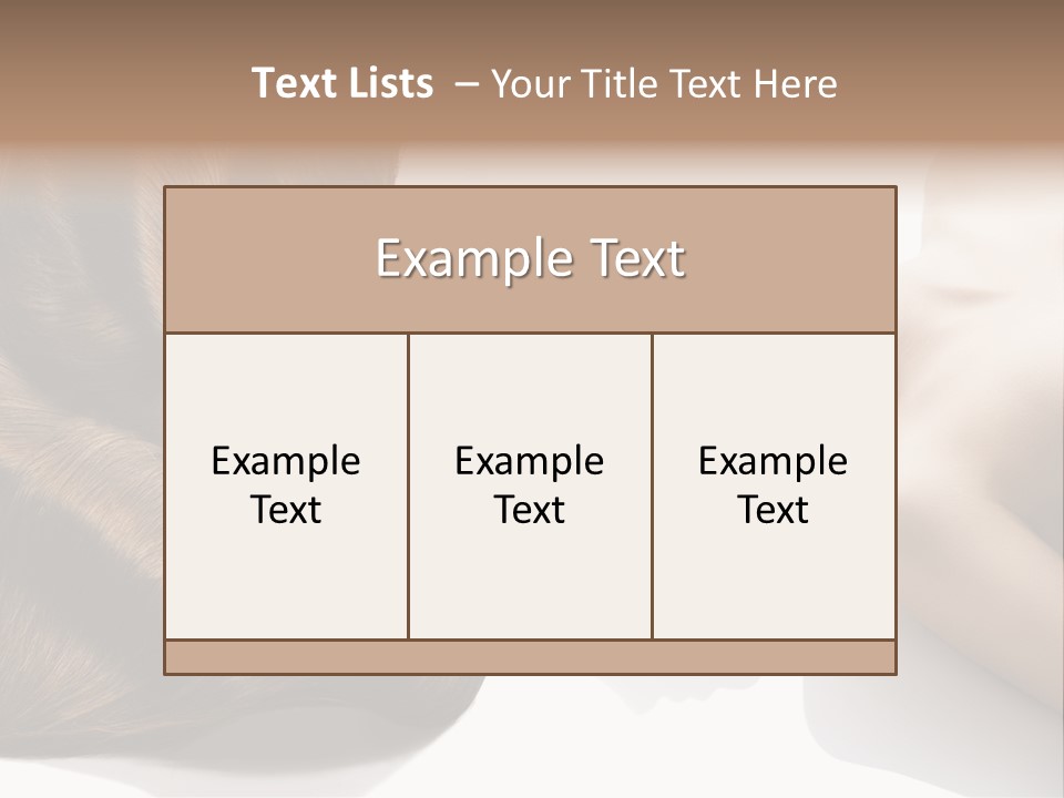 Head Beautiful Creativity PowerPoint Template