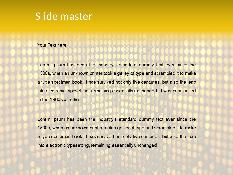 Luxury Year Disco PowerPoint Template