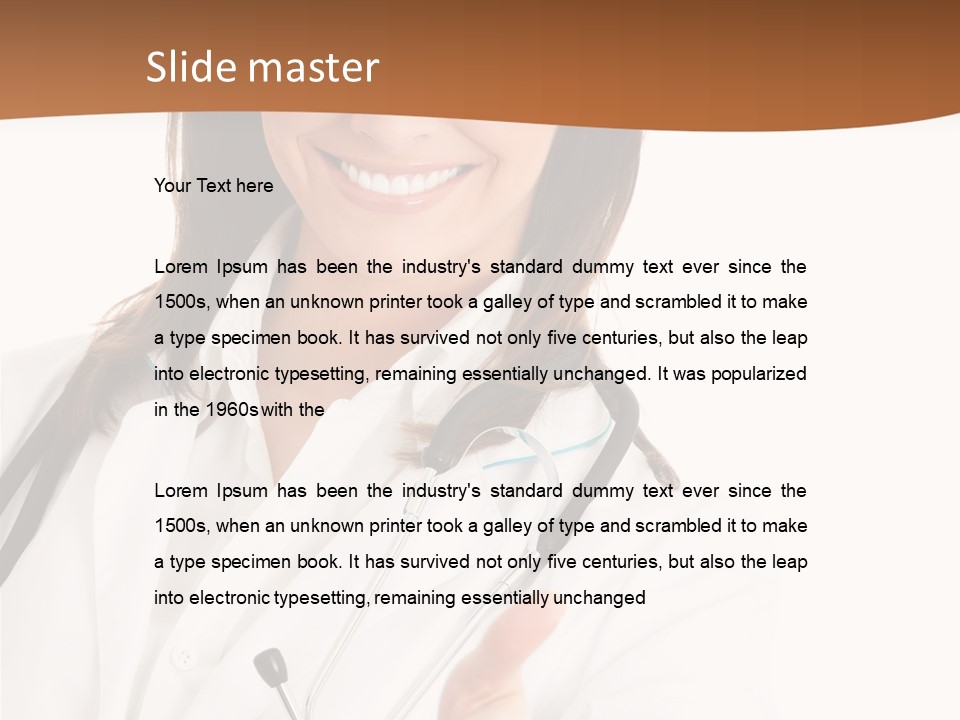 Medicine Good Smile PowerPoint Template