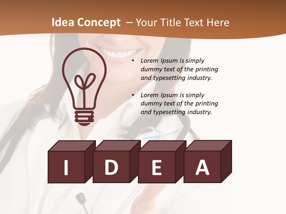 Medicine Good Smile PowerPoint Template