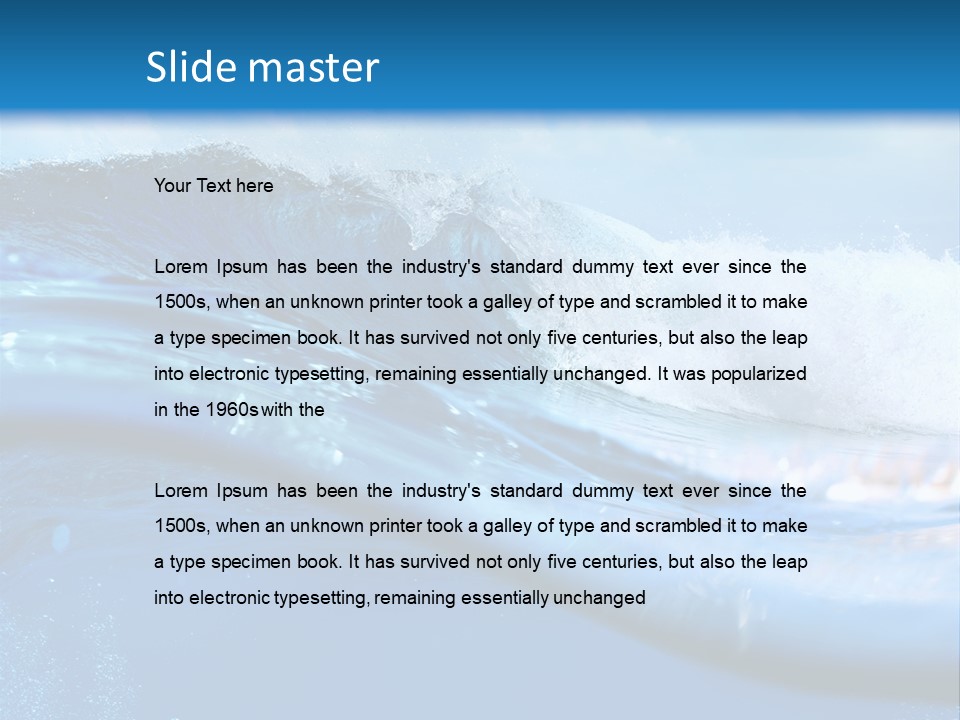 Vibrant Tahiti Sunshine PowerPoint Template