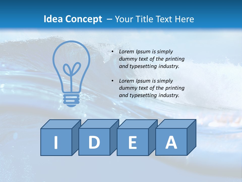 Vibrant Tahiti Sunshine PowerPoint Template