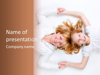 United Parent Child PowerPoint Template