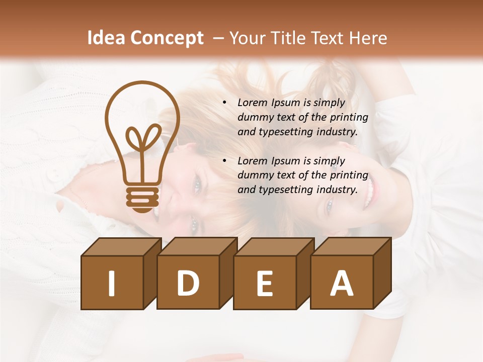 United Parent Child PowerPoint Template