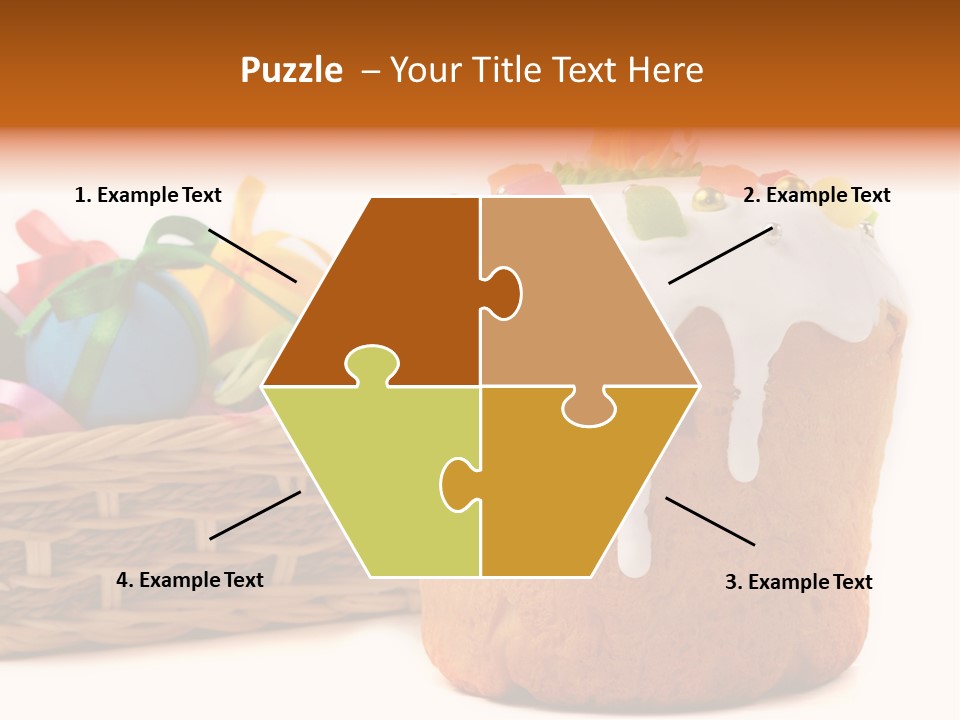 Christianity Spring Plate PowerPoint Template