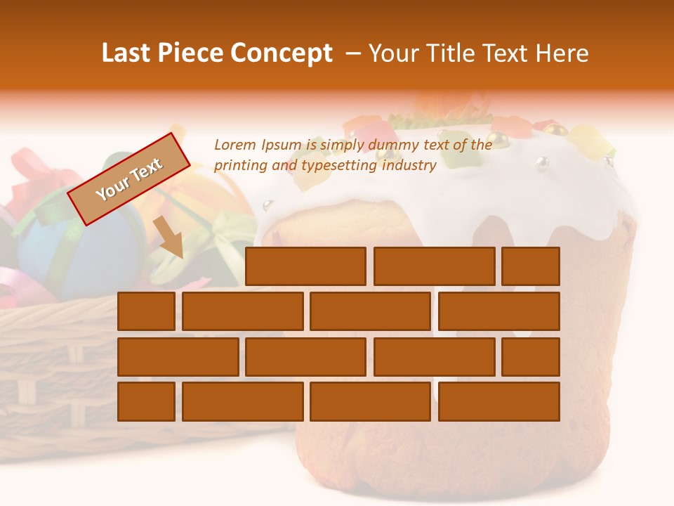 Christianity Spring Plate PowerPoint Template