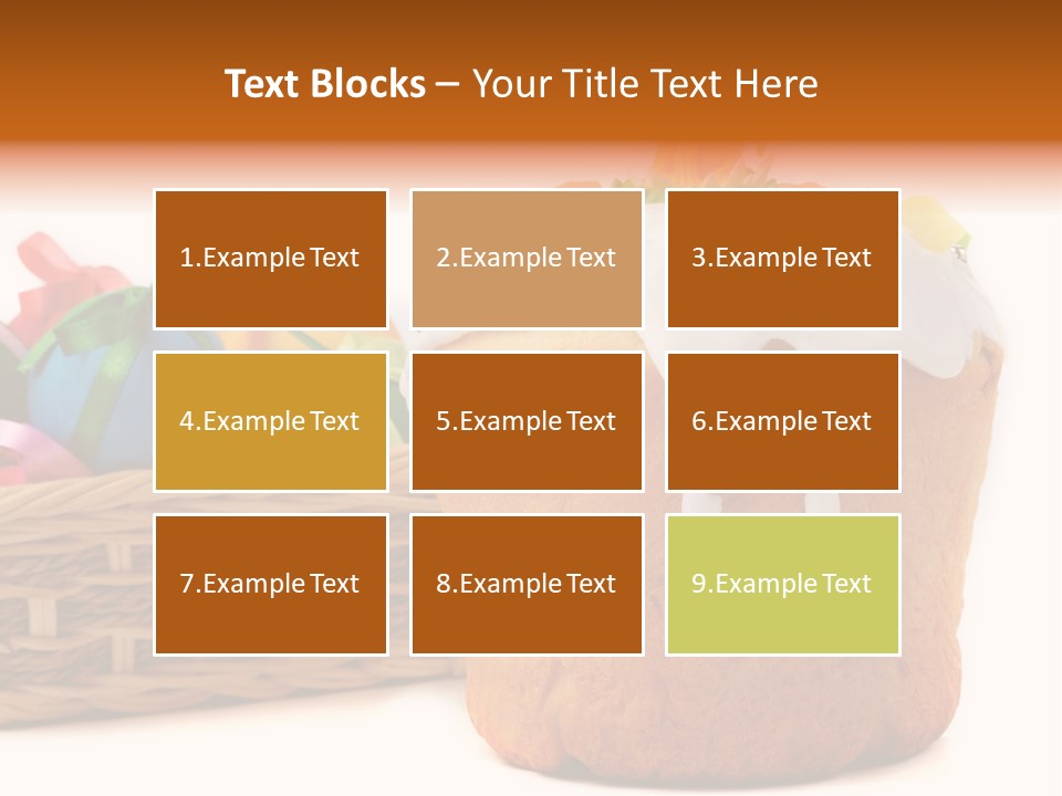 Christianity Spring Plate PowerPoint Template