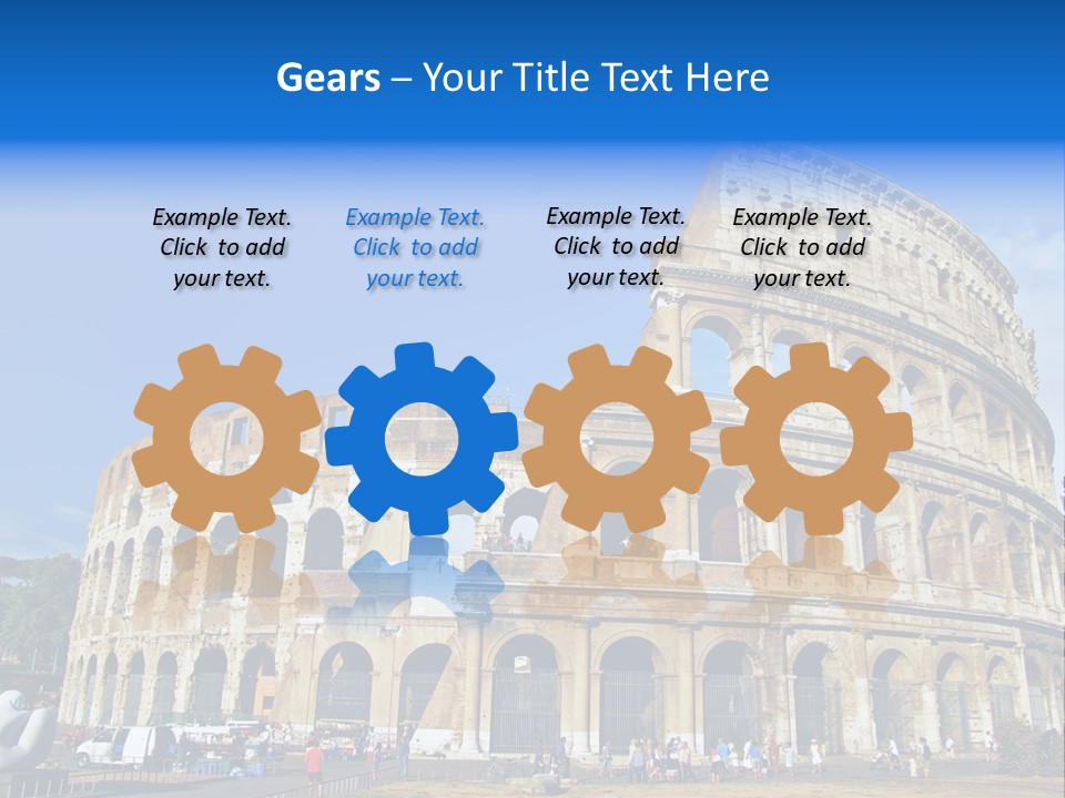 Famous Roman Outdoors PowerPoint Template