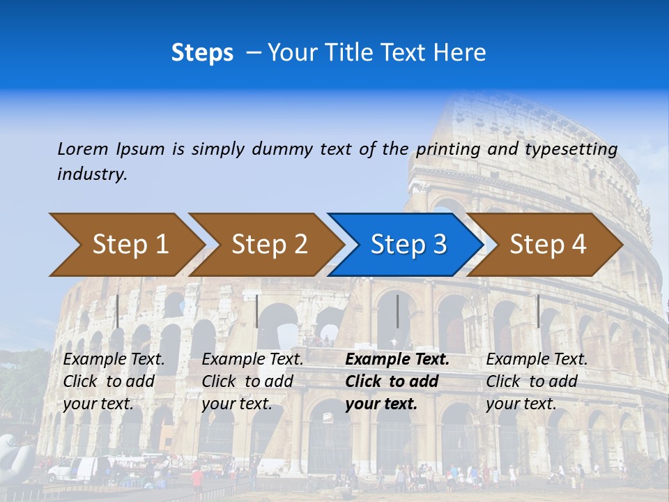 Famous Roman Outdoors PowerPoint Template
