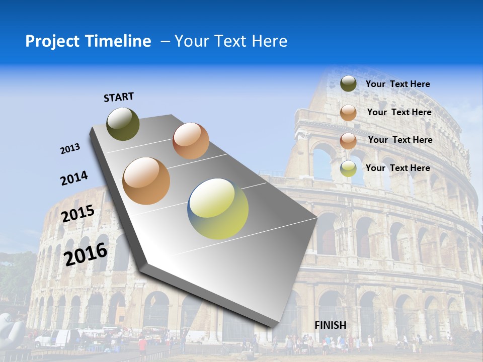 Famous Roman Outdoors PowerPoint Template