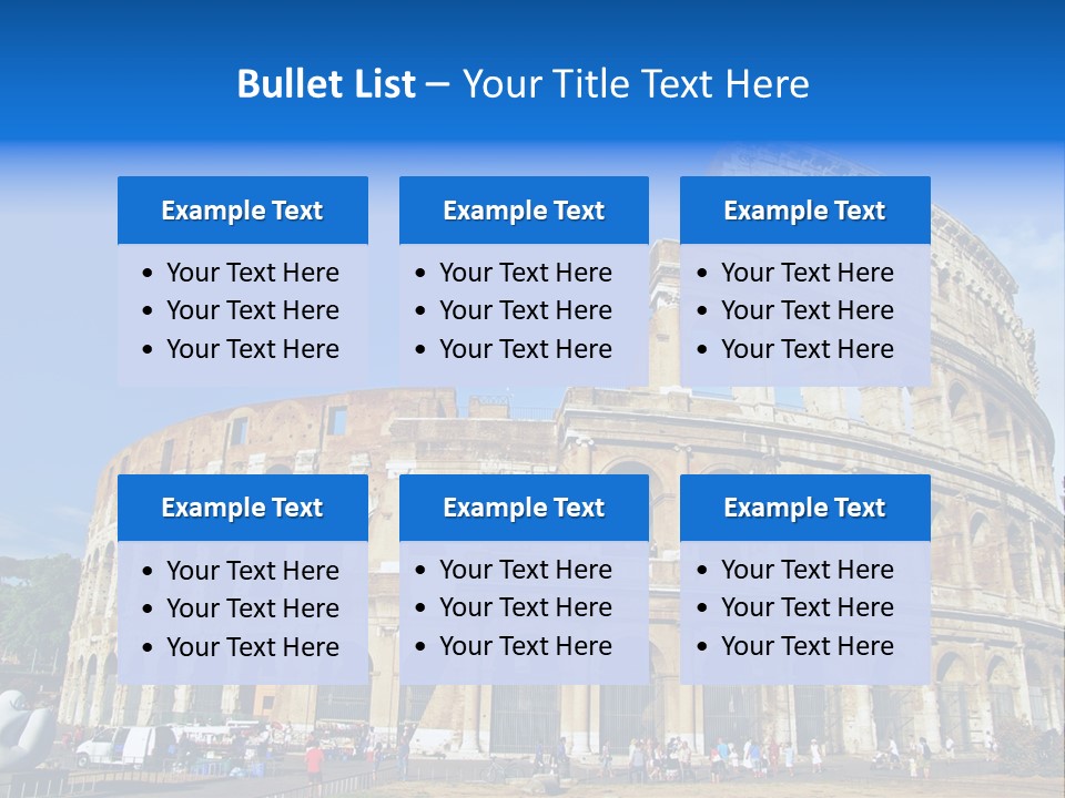 Famous Roman Outdoors PowerPoint Template