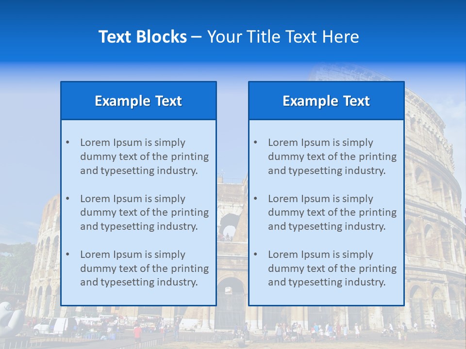 Famous Roman Outdoors PowerPoint Template