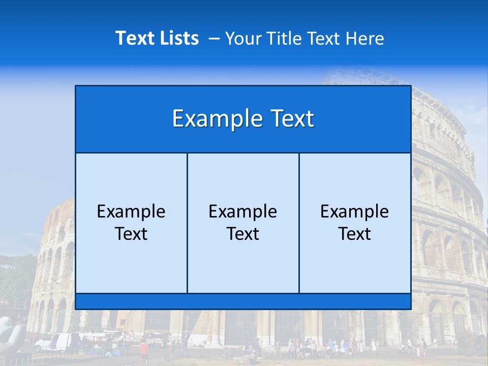 Famous Roman Outdoors PowerPoint Template
