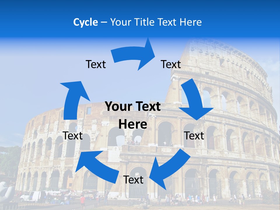 Famous Roman Outdoors PowerPoint Template