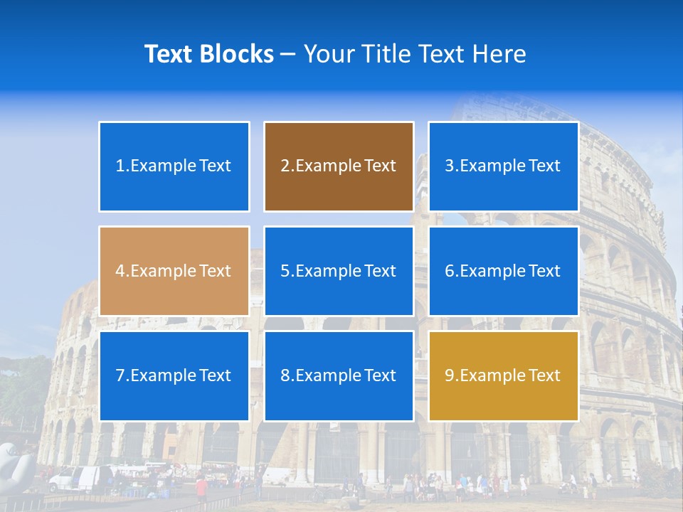 Famous Roman Outdoors PowerPoint Template