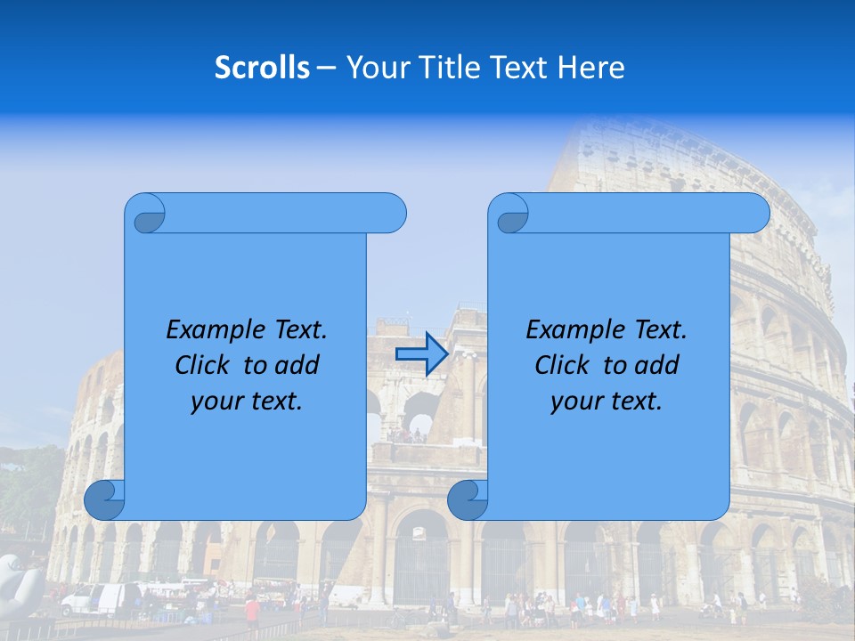 Famous Roman Outdoors PowerPoint Template