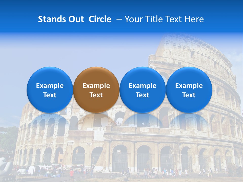 Famous Roman Outdoors PowerPoint Template