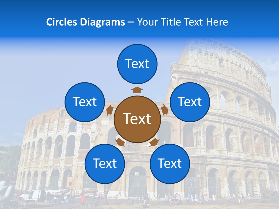 Famous Roman Outdoors PowerPoint Template